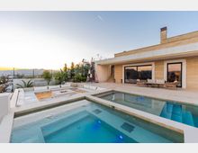 Side View - Firepit and Pool