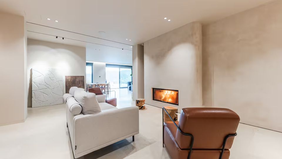 Chimney and Living Area