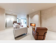 Chimney and Living Area