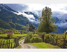 The Catholic church of Theth